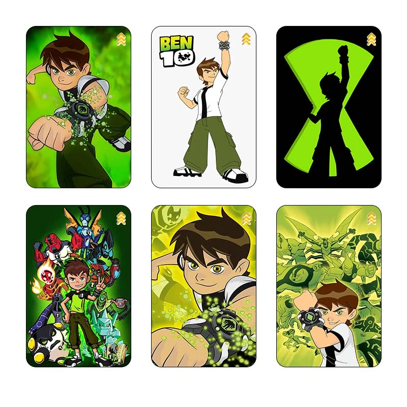 استيکر کارت کارنيکا طرح بن ۱۰ ben10 کد 34874 مجموعه 6 عددی