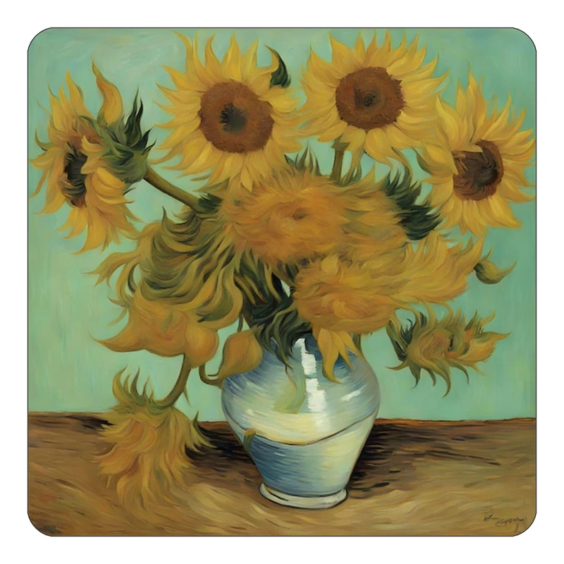 مگنت کاکتی طرح نقاشی رنگ روغن مدل mp70738