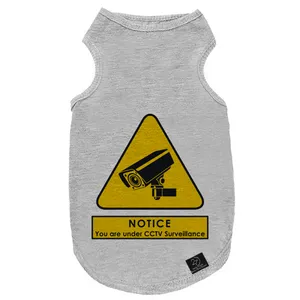 لباس سگ و گربه 5 طرح Security Camera کد MH888 سایز L