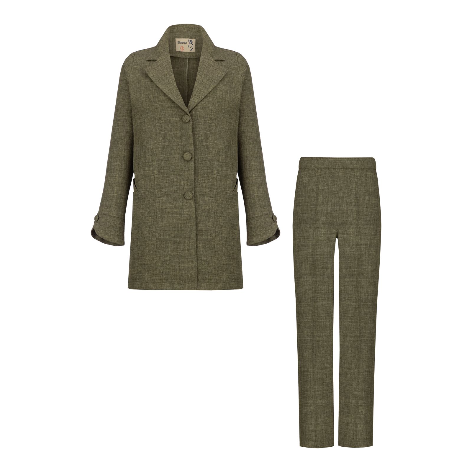 مانتو و شلوار زنانه السانا مدل نوبهار کد 214105 -  - 63