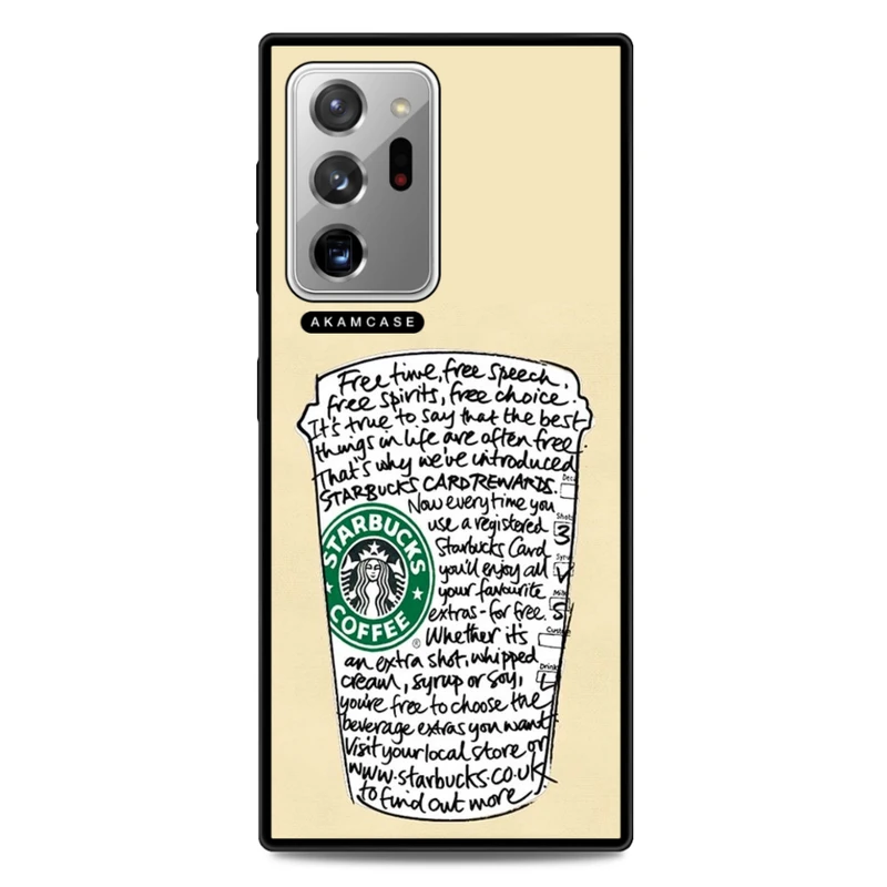 کاور آکام مدل AMCWSGN20U-STARBUCKS14 مناسب برای گوشی موبایل سامسونگ Galaxy Note 20 Ultra  