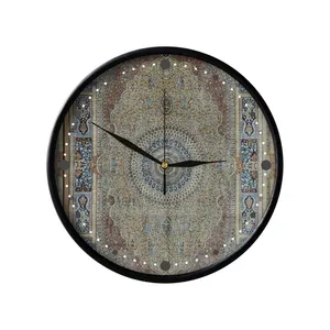 ساعت دیواری مدوپد طرح قالیچه قم ترنجی مدل C-Ghom117