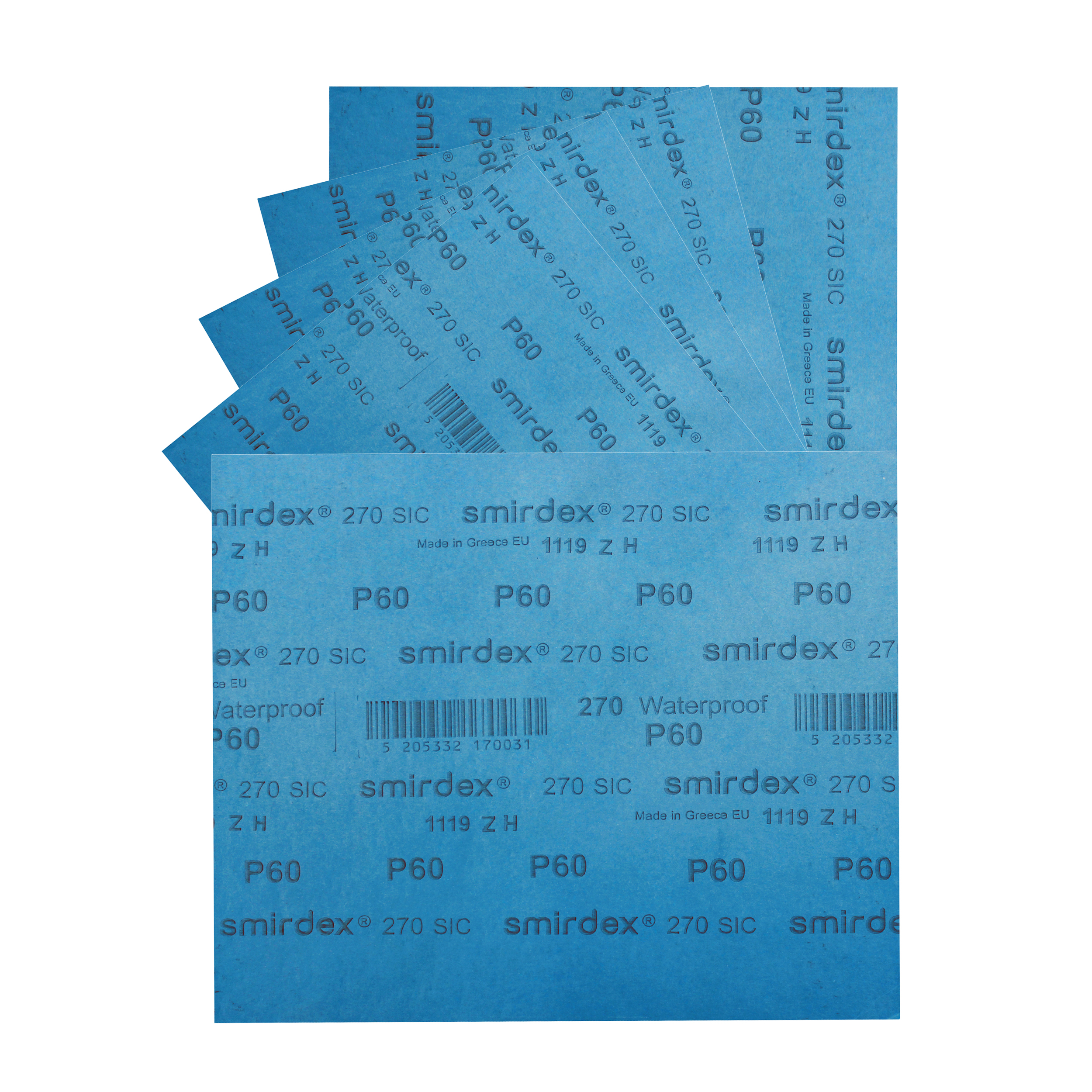 ورق سنباده اسمیردکس مدل P60 SIC بسته 5 عددی 