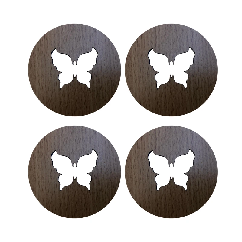 زیر لیوانی مدل G12 مجموعه چهار عددی همراه با استند