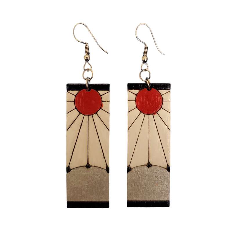 گوشواره زنانه مدل انیمه Demon Slayer Tanjiro گوشواره زنانه مدل انیمه Demon Slayer Tanjiro