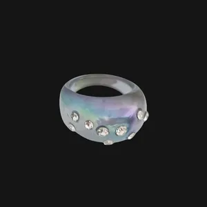 انگشتر زنانه مدل رزین هفت