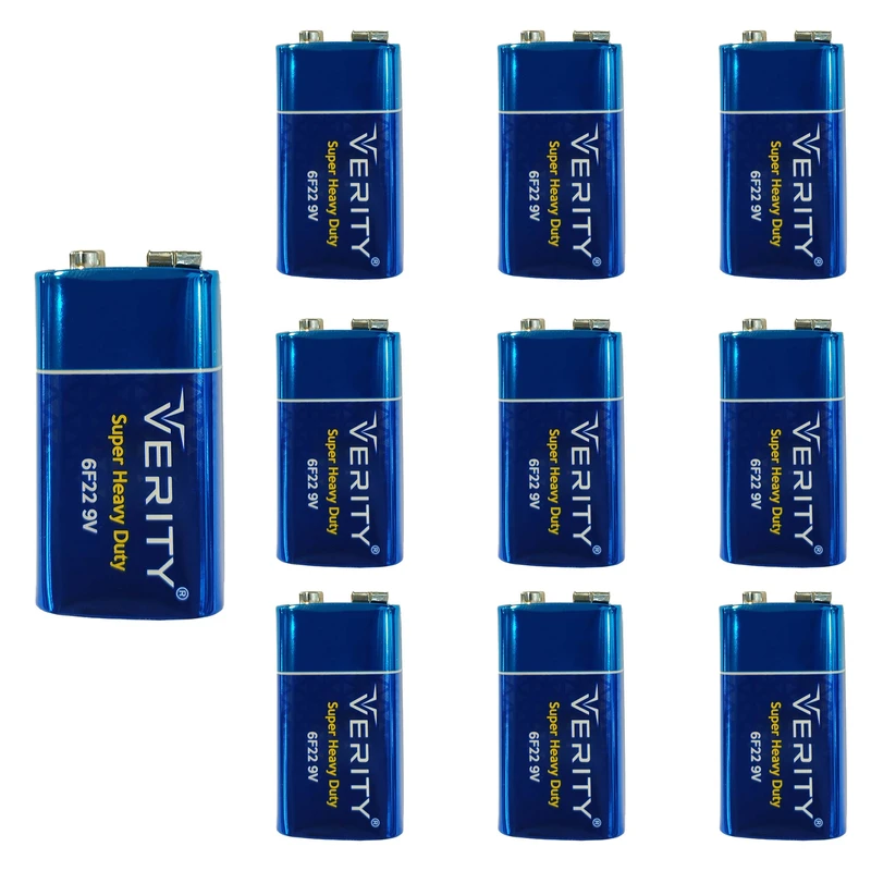 باتری کتابی وریتی مدل Super Heavy Duty بسته 10 عددی