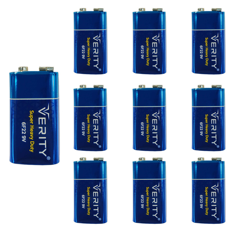 باتری کتابی وریتی مدل Super Heavy Duty بسته 10 عددی