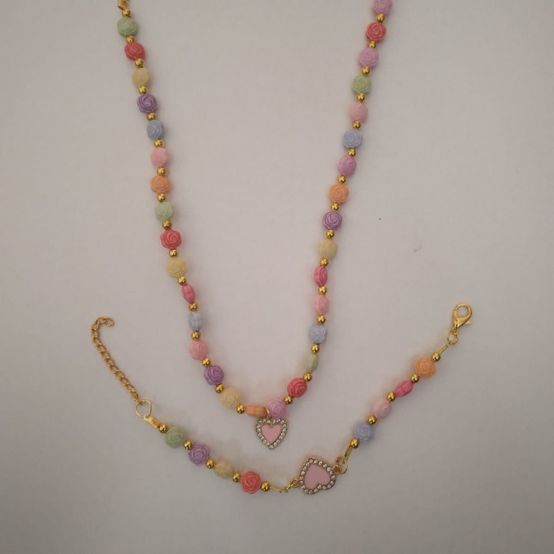 نیم ست دخترانه مدل قلب