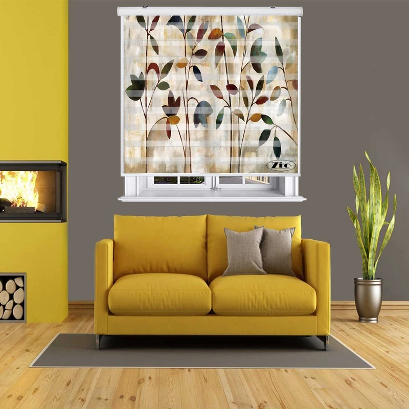 پرده زبرا زیو کد 3D1454 سایز 150x200 سانتی متر