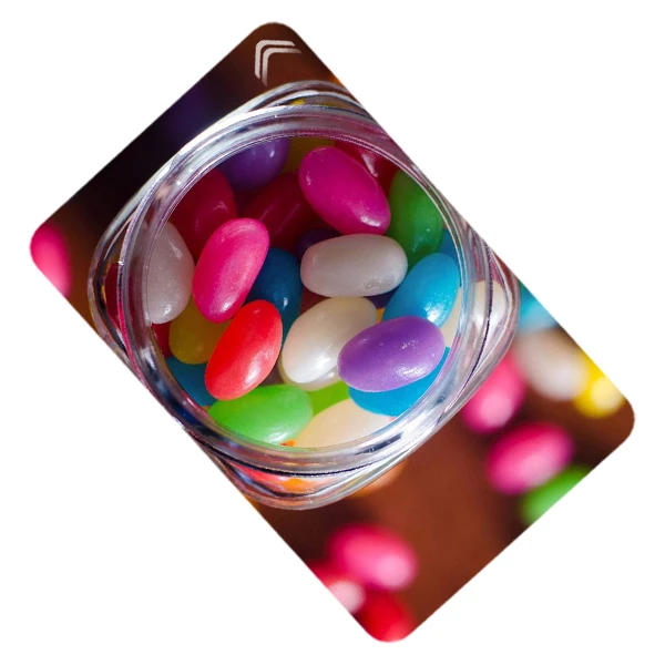 استیکر کارت طرح اسمارتیز مدل CAC763-K-G1-183