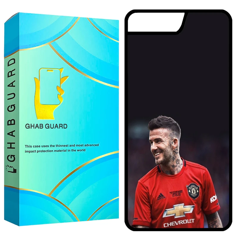کاور قاب گارد طرح دیوید بکهام مدل GCHP7P مناسب برای گوشی موبایل اپل iPhone 7 Plus / 8 Plus