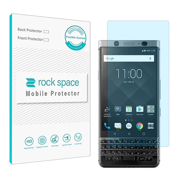 محافظ صفحه نمایش راک اسپیس کد BLU مناسب برای گوشی موبایل بلک بری Keyone