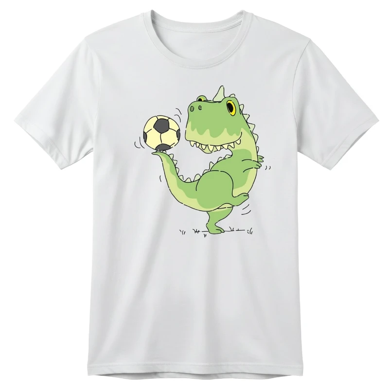 تی‌شرت آستین کوتاه بچگانه مدل تمساح فوتبالیست کد p1 