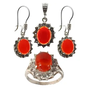 نیم ست نقره زنانه مدل gv1020445