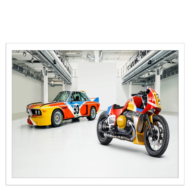 تابلو نوری بکلیت طرح ماشین موتور BMW مدل W-MO2060