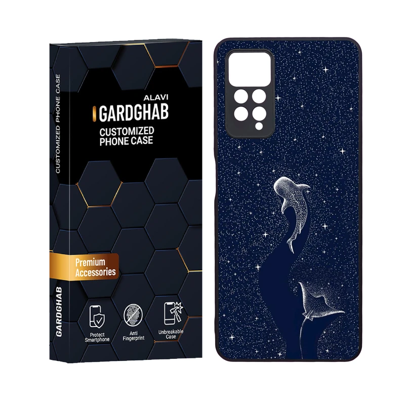 کاور گارد قاب علوی مدل دورژله ای هنری مناسب برای گوشی موبایل شیائومی Redmi Note 12 Pro 4G