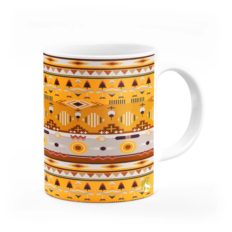 ماگ هومرو طرح فرش سنتی ایرانی مدل MG7903