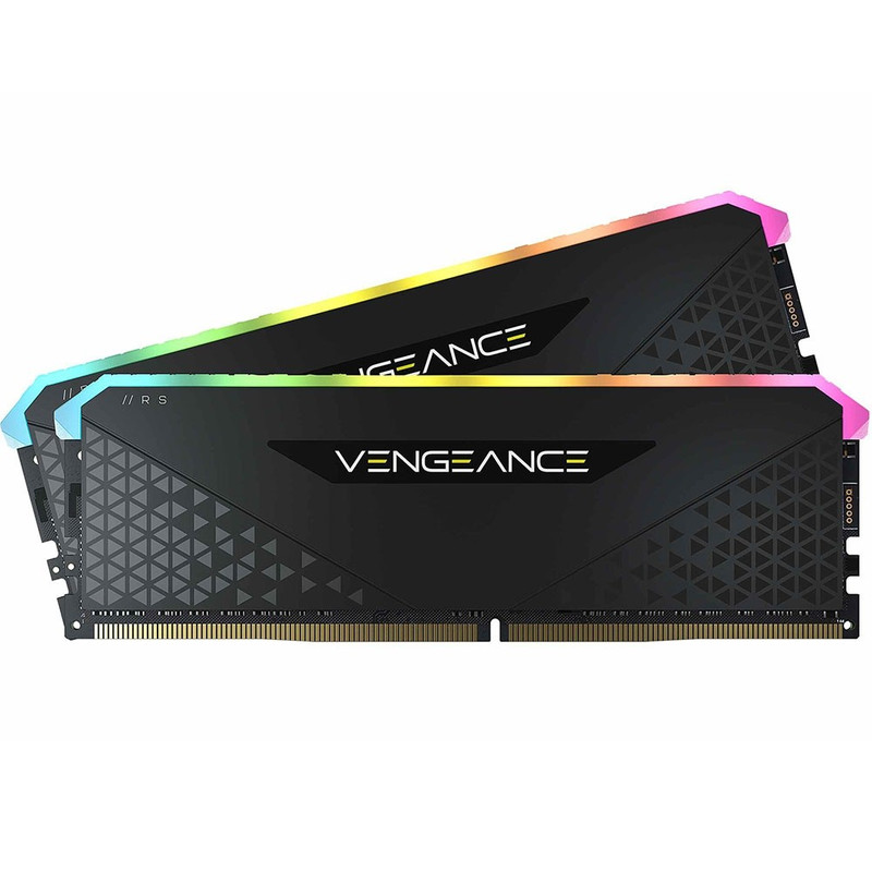 رم دسکتاپ DDR4 دو کاناله 3600 مگاهرتز CL18 کورسیر مدل VENGEANCE RGB RS ظرفیت 16 گیگابایت