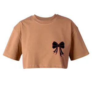 کراپ‌تاپ آستین کوتاه زنانه مدل  L74 k