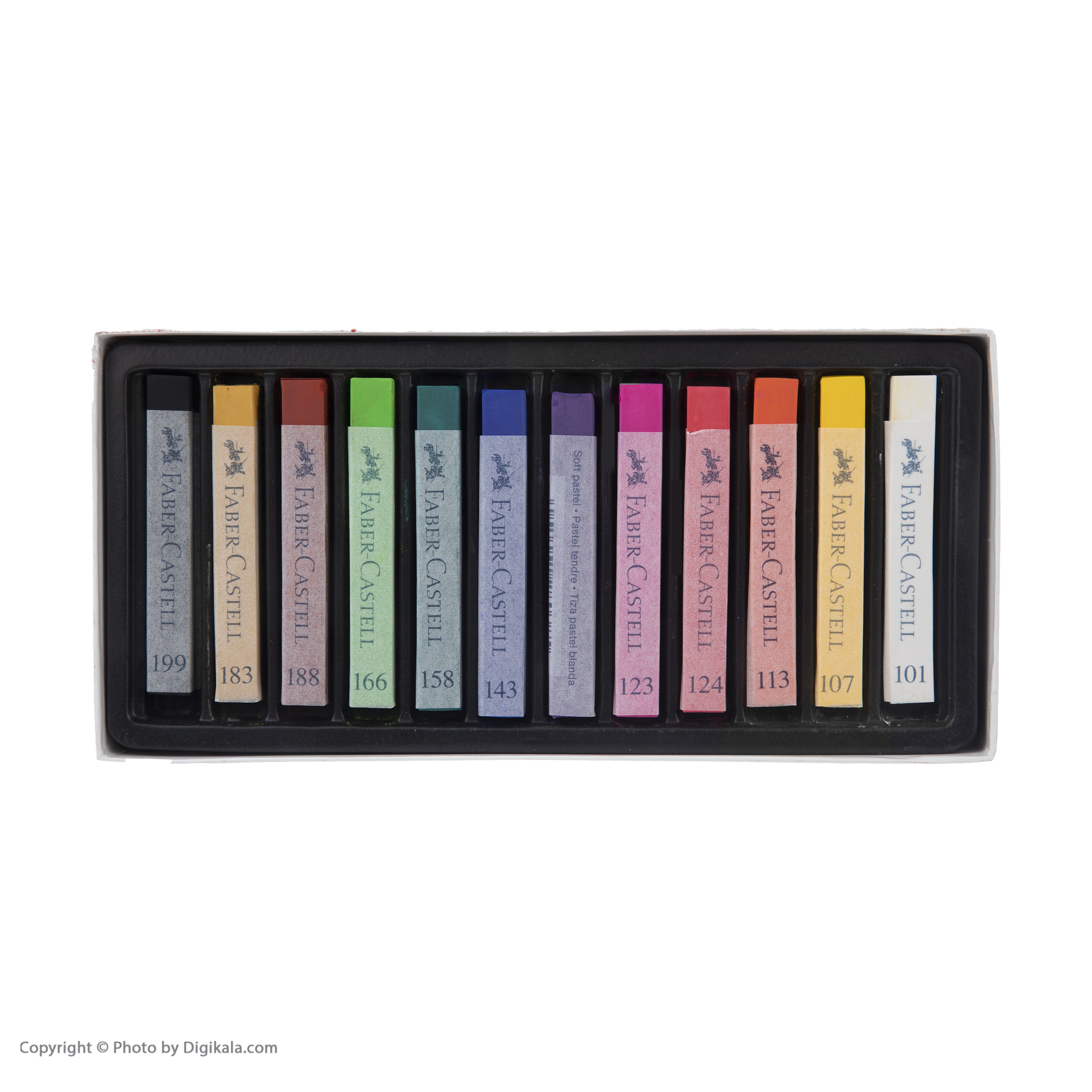 پاستل روغنی 12 رنگ فابر کاستل سری Creative Studio مدل Studio Quality پاستل روغنی 12 رنگ فابر کاستل سری Creative Studio مدل Studio Quality