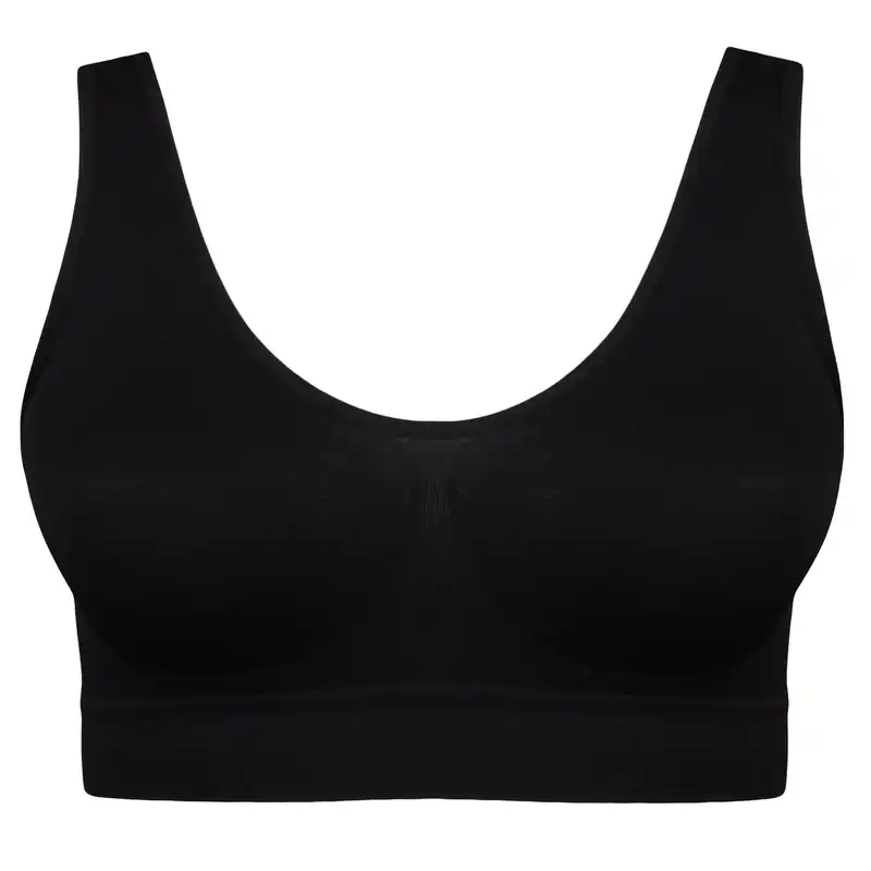 نیم تنه ورزشی زنانه ماییلدا مدل بدون فنر بدون پد کد 4744 رنگ مشکی