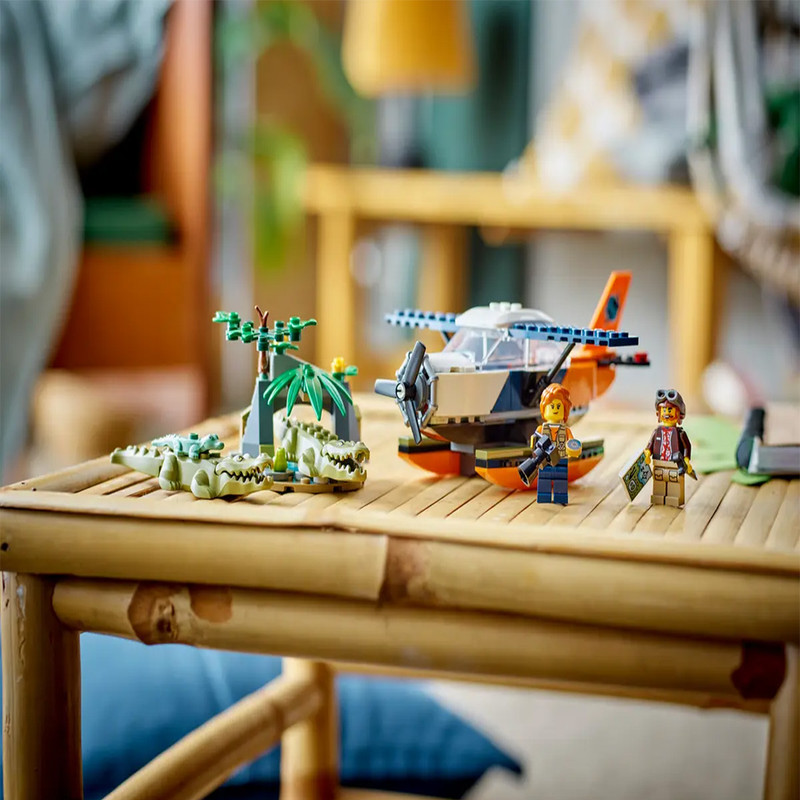لگو سری L’hydravion de l’explorateur de la jungle کد 60425