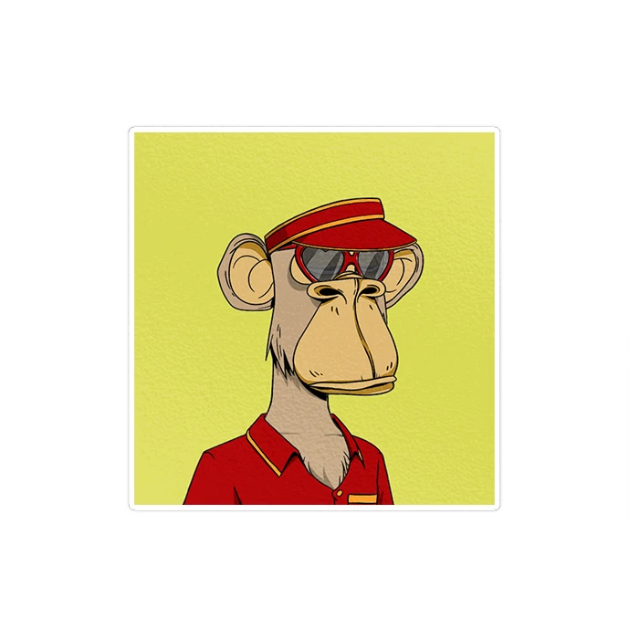 استیکر لپ تاپ ماسا دیزاین طرح monkey مدل STK1709