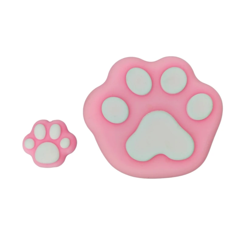 محافظ کابل طرح عروسکی پنجه گربه به همراه محافظ شارژر دیواری مجموعه 2 عددی