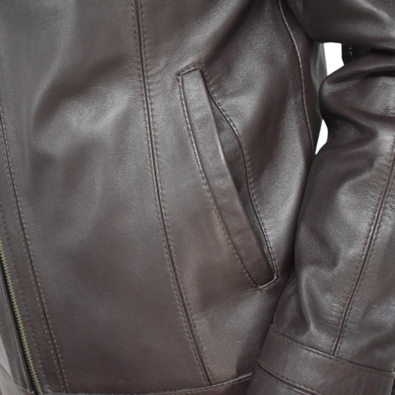 عکس شماره 56 : کت چرم مردانه چرمیران مدل شانون