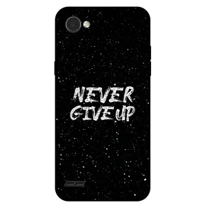 Megafone Never give up 1871 Cover For LG Q6 / Q6 Plus