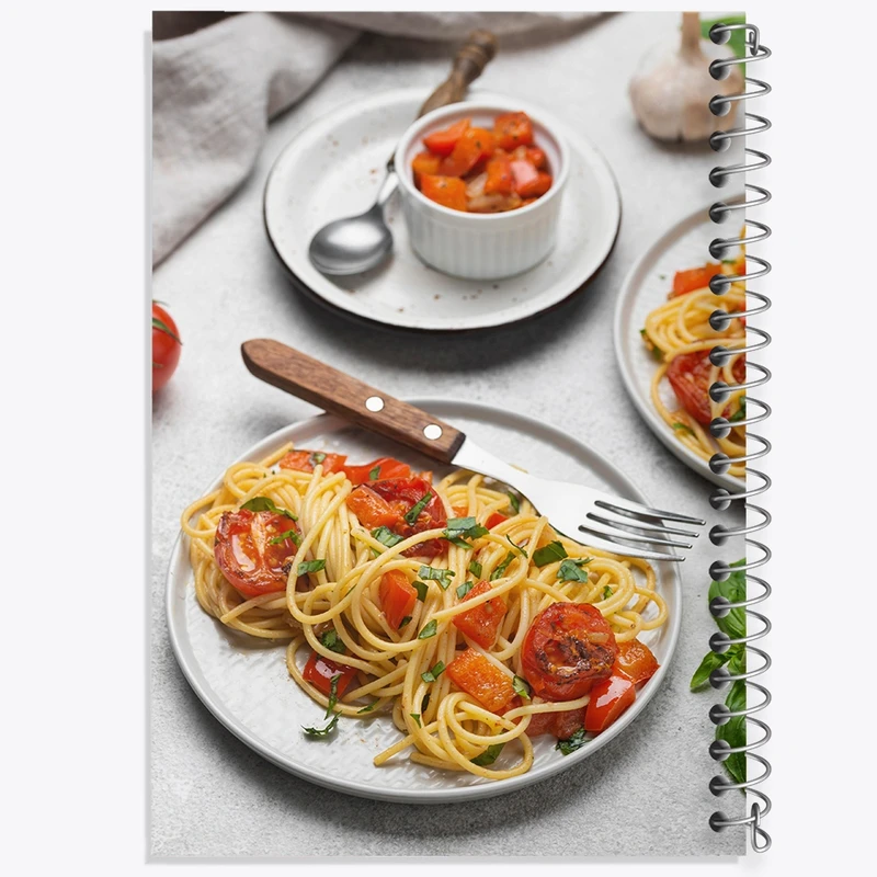 دفتر ژورنال نویسی 50 برگ خندالو مدل نقطه ای طرح پاستا کد F2378