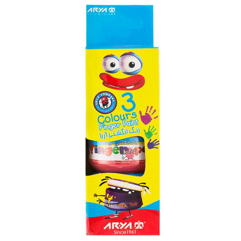 رنگ انگشتی 3 رنگ آریا مدل 7004 کد 65169 رنگ انگشتی 3 رنگ آریا مدل 7004 کد 65169