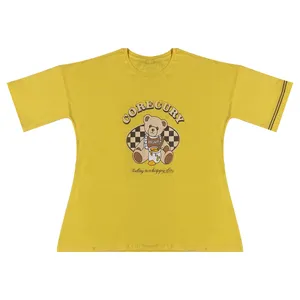 تیشرت لانگ آستین کوتاه هلکا طرح خرسی