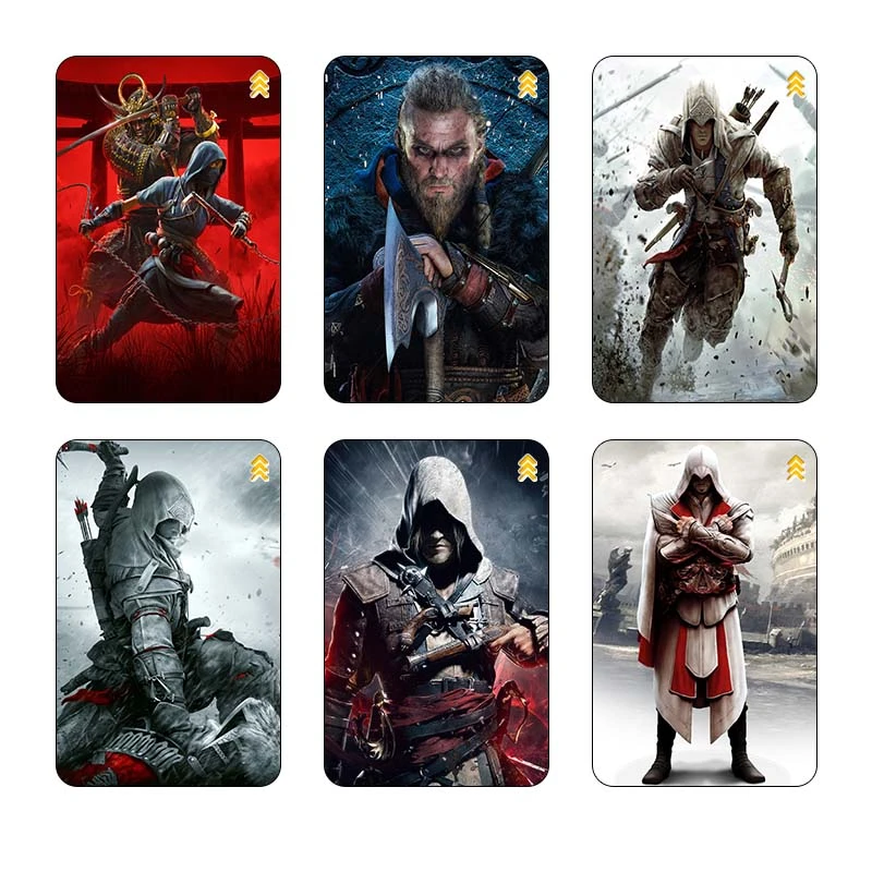 استيکر کارت کارنيکا طرح اساسینس کد 19834 مجموعه 6 عددی