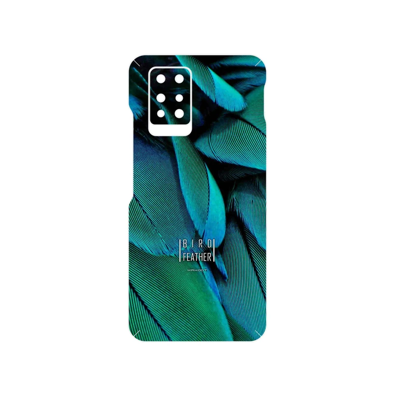 برچسب پوششی ماهوت مدل Green Feather مناسب برای گوشی موبایل اینفینیکس Note 10 Pro