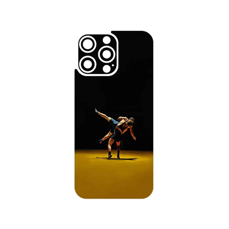 برچسب پوششی ماهوت مدل Wrestling مناسب برای گوشی موبایل اپل iPhone 16 Pro Max