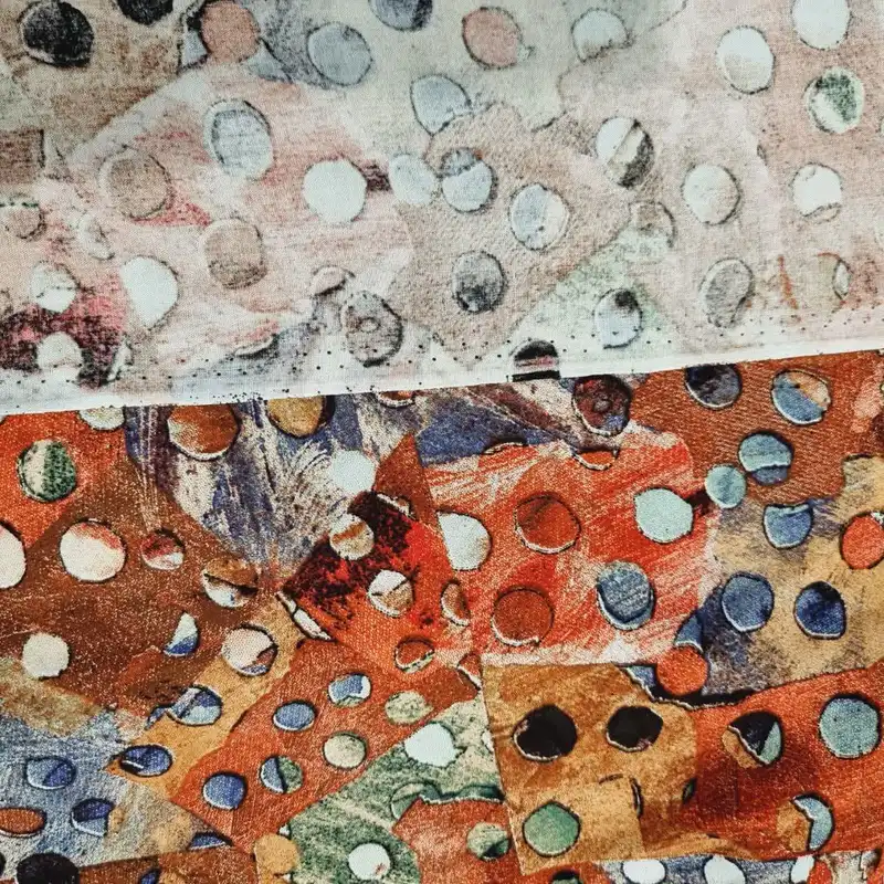 پارچه لباس مدل کودری نخی طرح آجری کد V