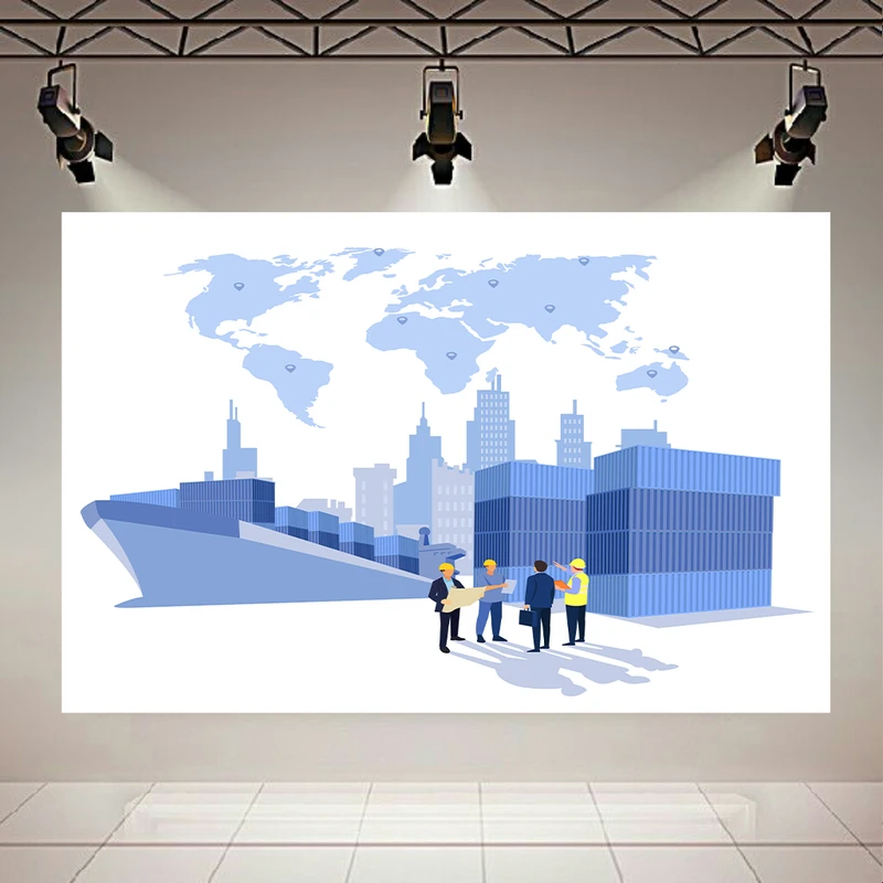  تابلو بوم طرح مخمل ارتباطات مدل تجارت جهانی کد AR303674