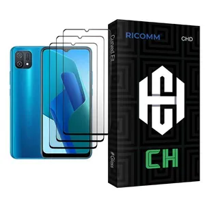 Ricomm CH Glass MIX003 Screen Protector For Oppo A16K Pack Of 3