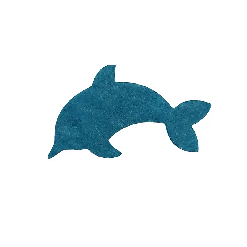 الگو نمد طرح دلفین مدل OND08 بسته 8 عددی