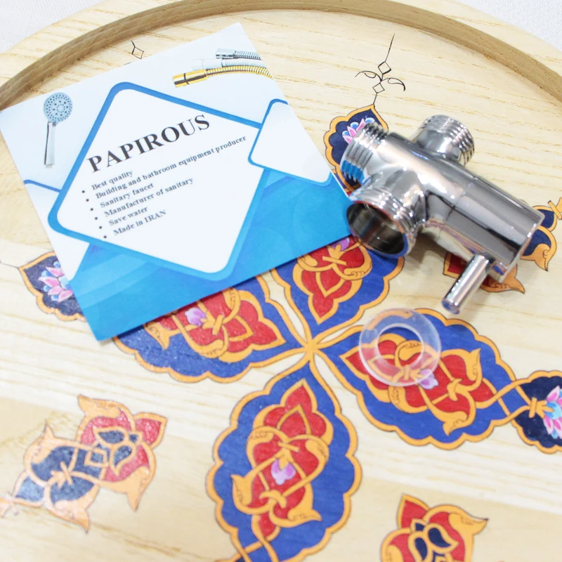 عکس شماره 2 : سه راهی دوش حمام پاپیروس مدل یونیورست lux