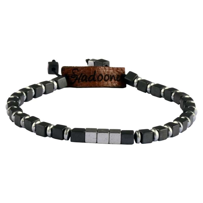 دستبند مردانه گالری شادونه مدل Sh-028hmr دستبند مردانه گالری شادونه مدل Sh-028hmr