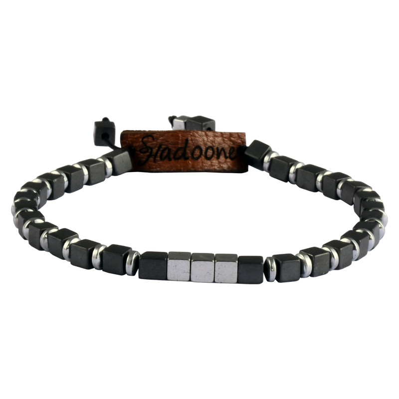 دستبند مردانه گالری شادونه مدل Sh-028hmr دستبند مردانه گالری شادونه مدل Sh-028hmr