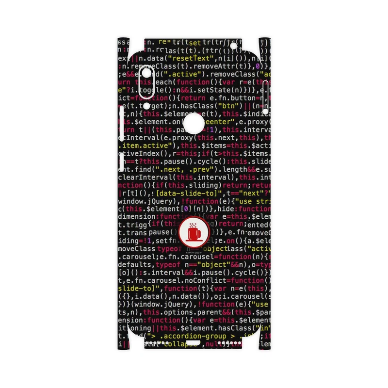 برچسب پوششی ماهوت مدل Programming 1-FullSkin مناسب برای گوشی موبایل هوآوی Y6 Prime 2019