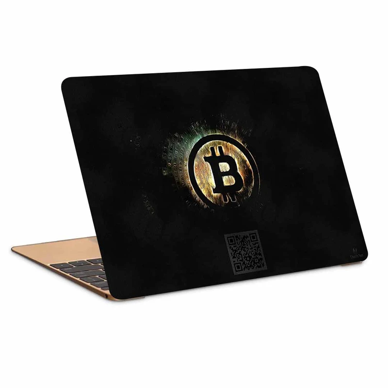 استیکر لپ تاپ طرح bitcoinکد p-1101مناسب برای لپ تاپ 15.6 اینچ