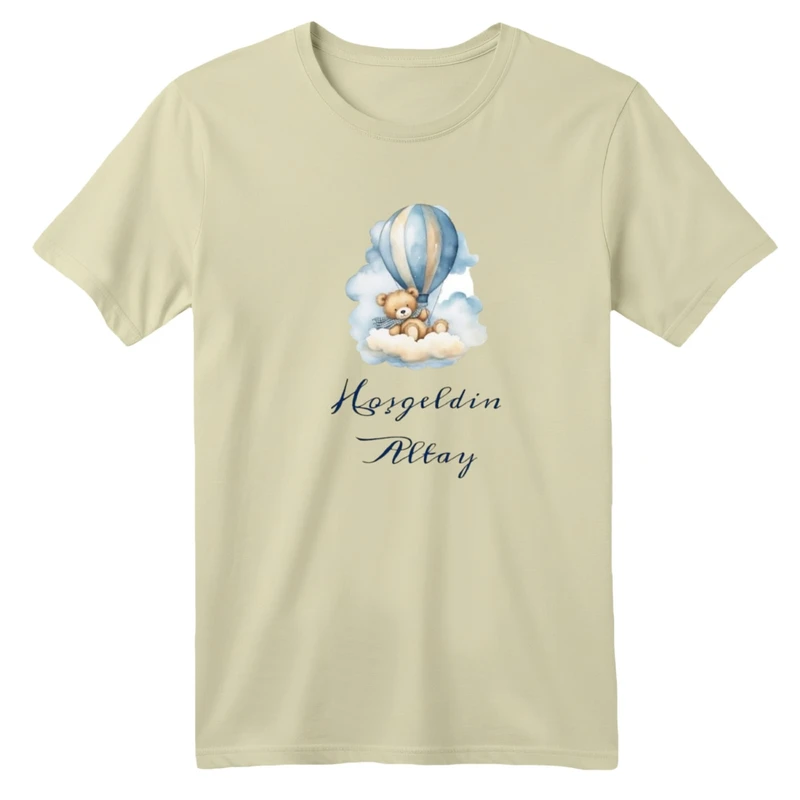 تی شرت آستین کوتاه بچگانه مدل خرس و بالن