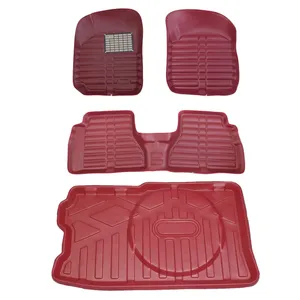 کفپوش سه بعدی خودرو مدل LS مناسب برای پراید 111 به همراه کفپوش صندوق