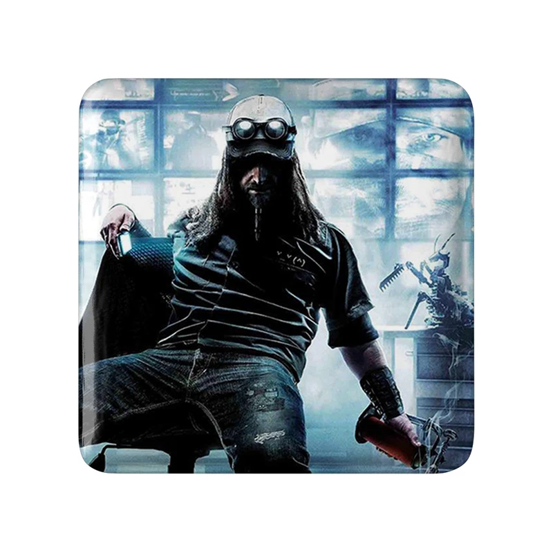 پیکسل خندالو طرح تی بون از واچ داگز مدل مربعی کد 30912