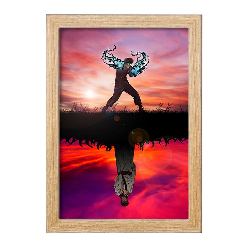 تابلو خندالو مدل انیمه جوجوتسو کایزن کد F823